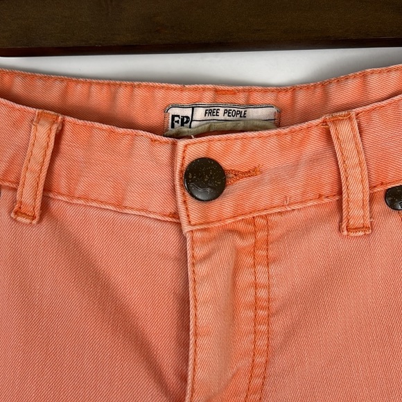 FREE PEOPLE skinny jeans in apricot color w30 - Picture 5 of 10